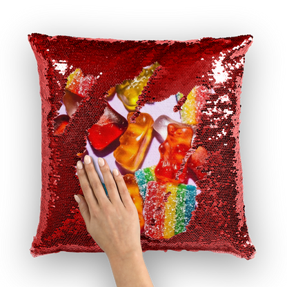 Candy Sequin Cushion Cover