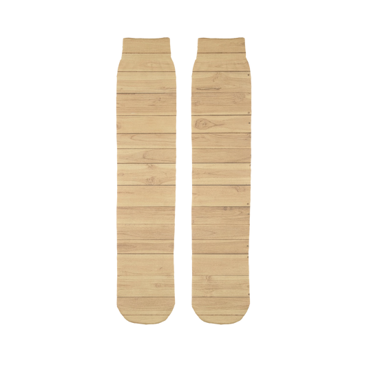 Wood Floor Sublimation Tube Sock