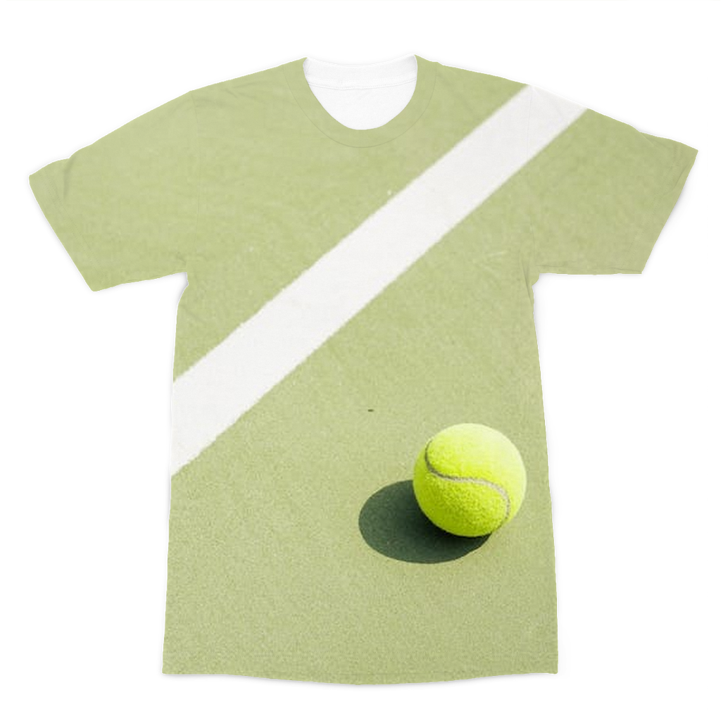 Tennis Premium Sublimation Adult T-Shirt