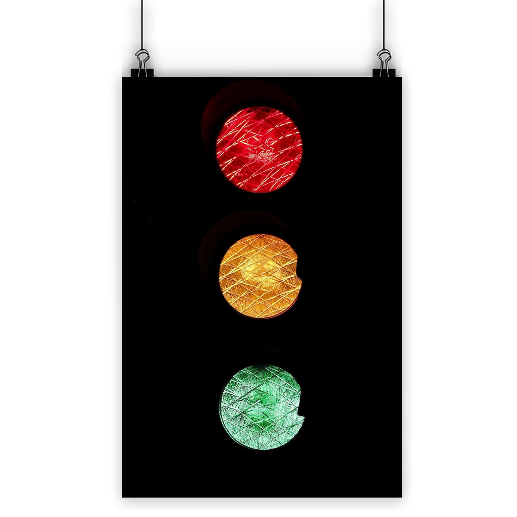 Traffic lights Classic Poster