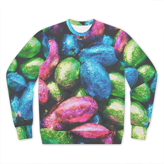 Easter Eggs Premium Cut and Sew Sublimation Unisex Sweatshirt