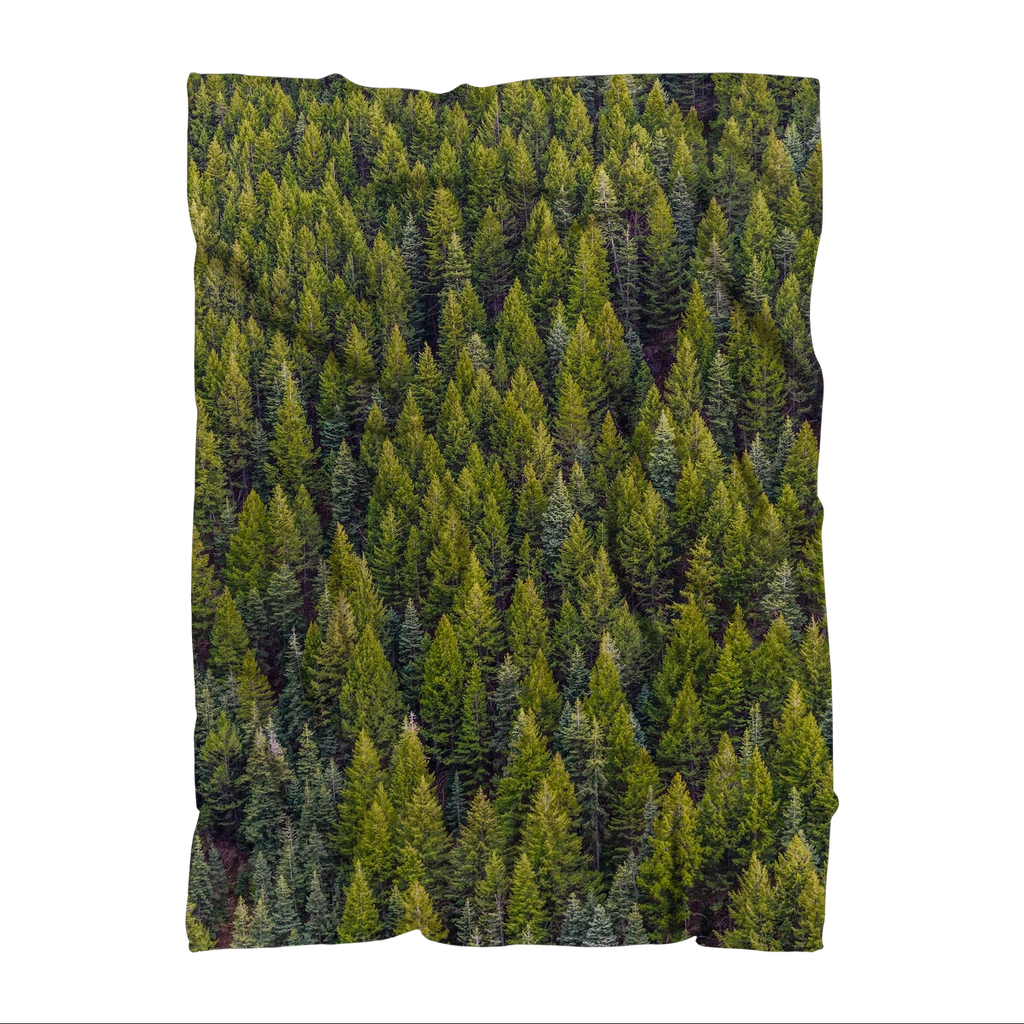 Forest Sublimation Throw Blanket