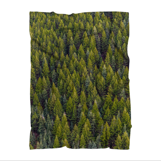 Forest Sublimation Throw Blanket