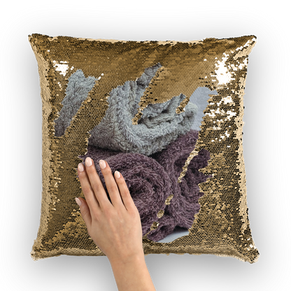 Towels Sequin Cushion Cover