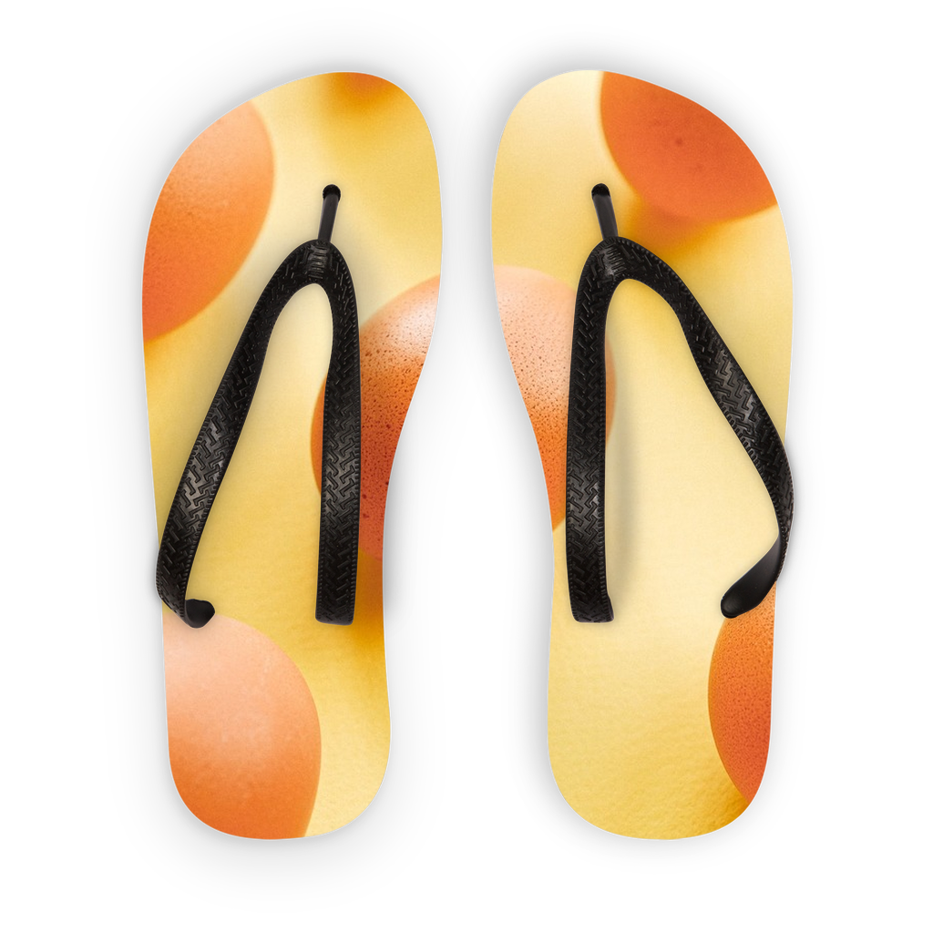 Eggs Adult Flip Flops