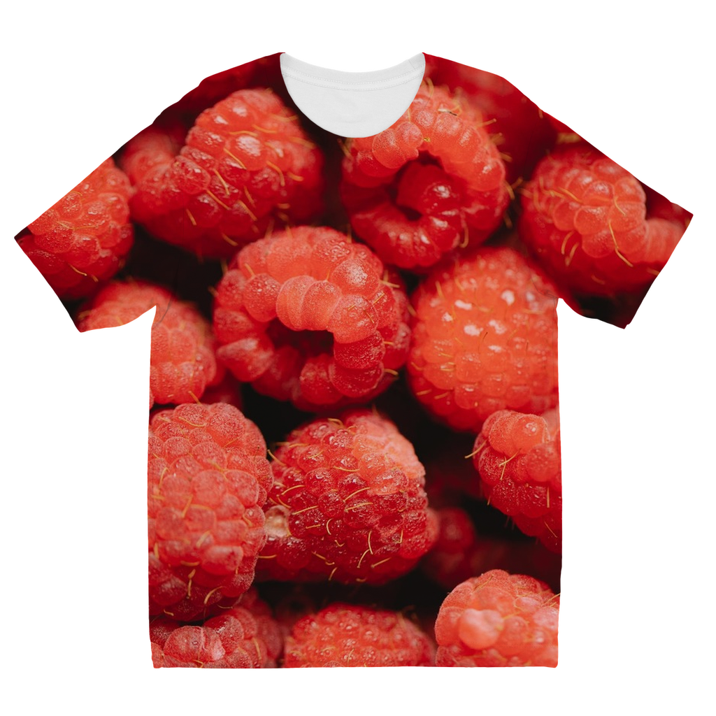 Raspberry Sublimation Kids T-Shirt