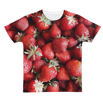 Strawberry Classic Sublimation Adult T-Shirt