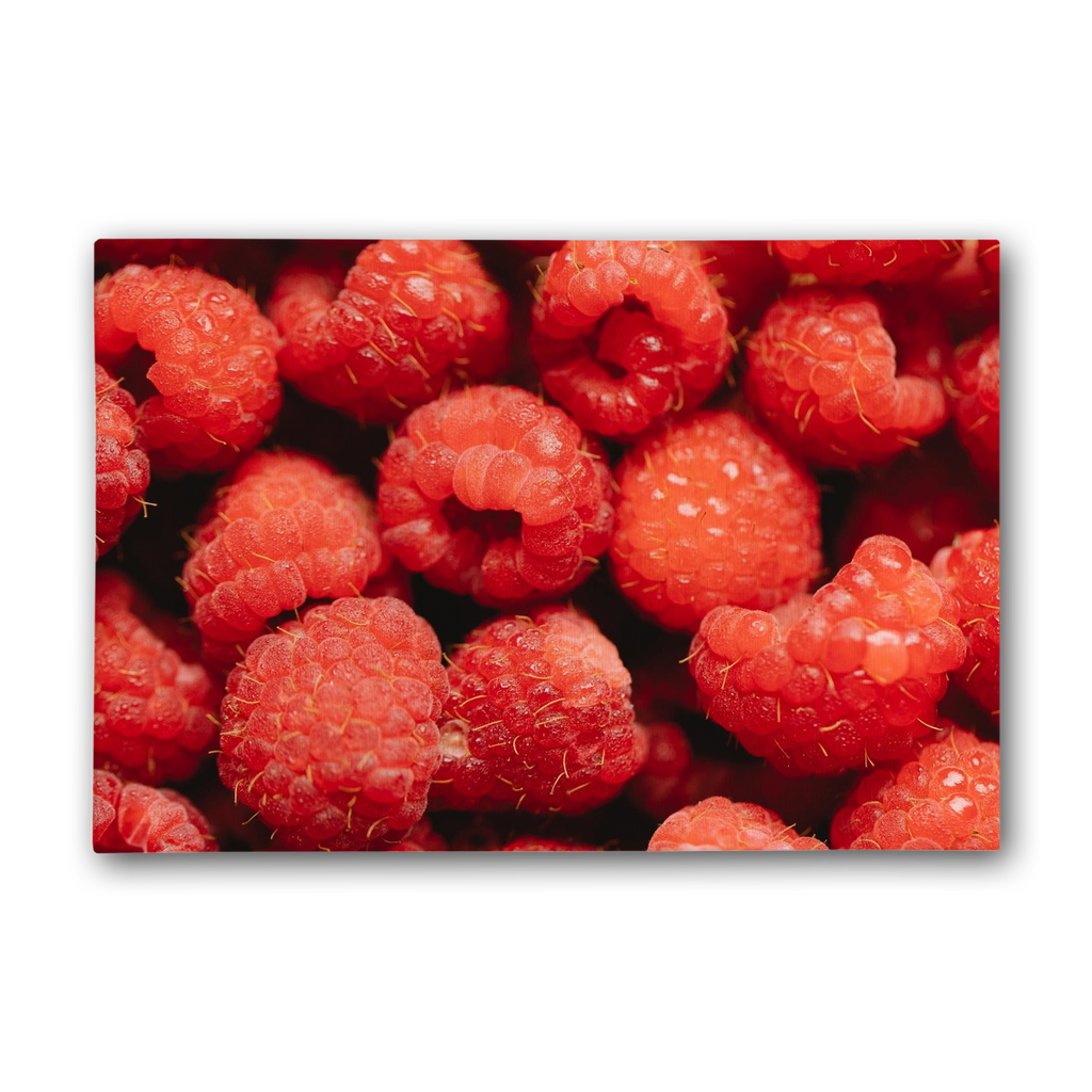 Raspberry Premium Stretched Canvas