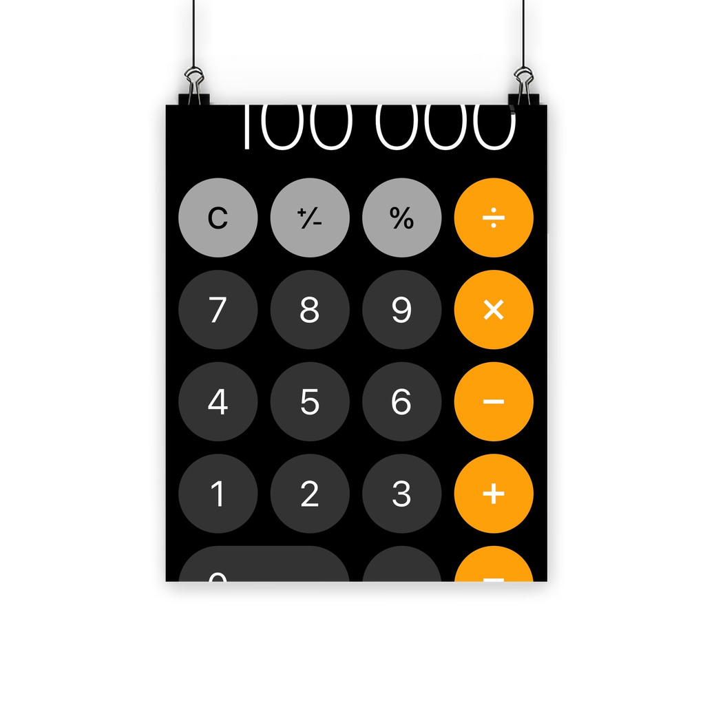 Calculator Classic Poster