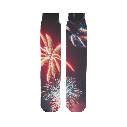 Fireworks Sublimation Tube Sock