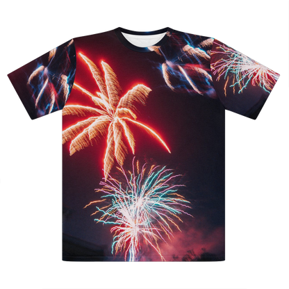 Fireworks Premium Cut and Sew Sublimation Unisex T-Shirt