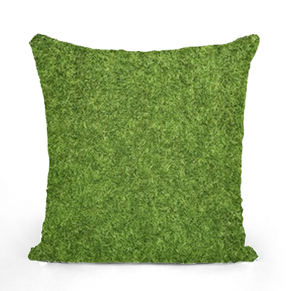 Grass Sequin Cushion Cover