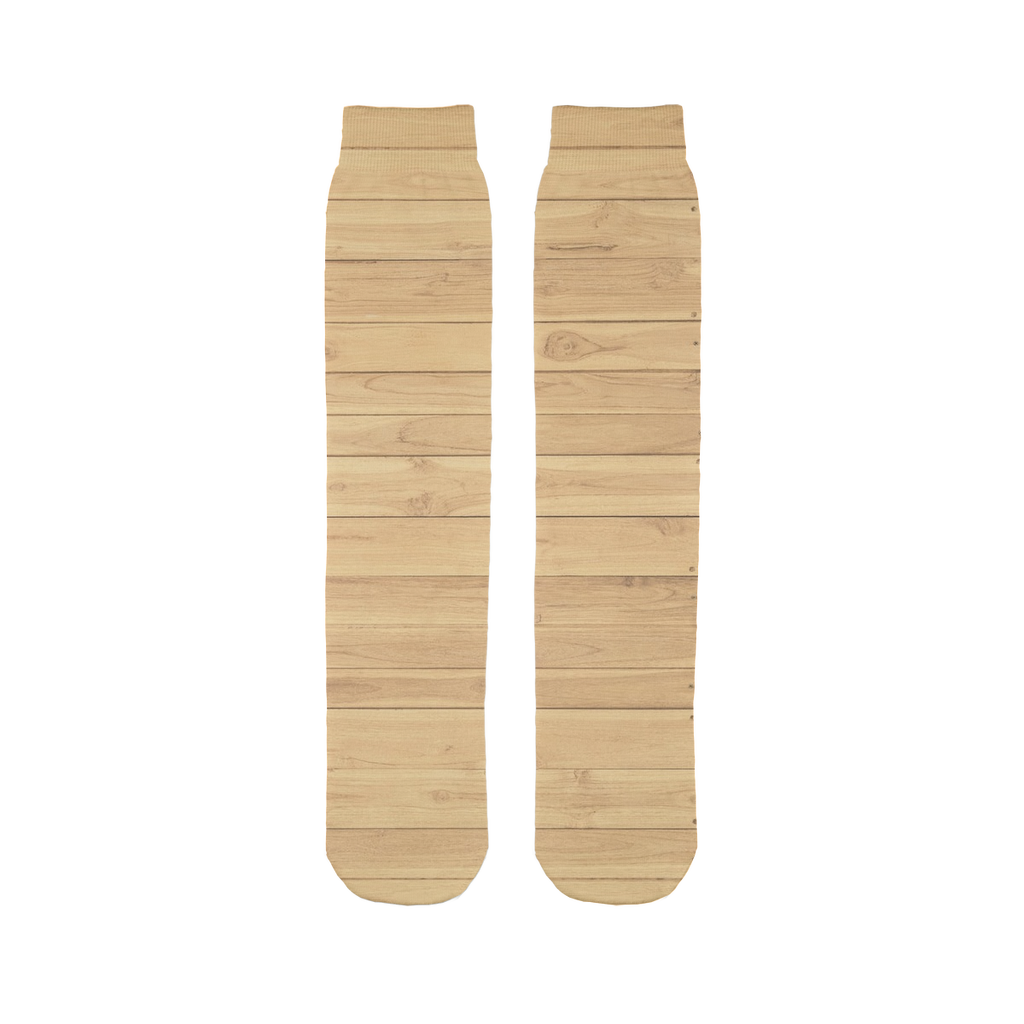 Wood Floor Sublimation Tube Sock