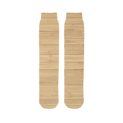 Wood Floor Sublimation Tube Sock