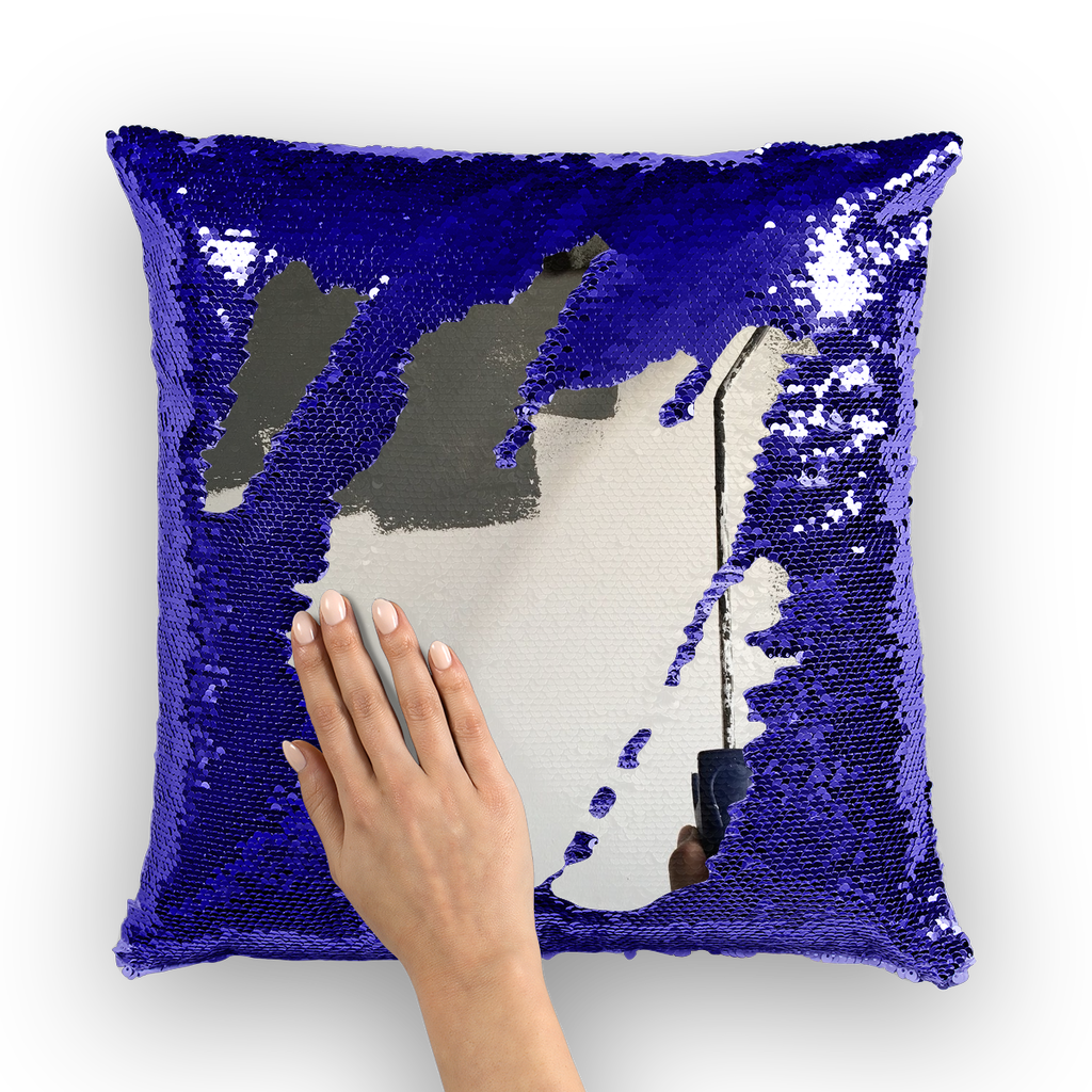 Paint Sequin Cushion Cover