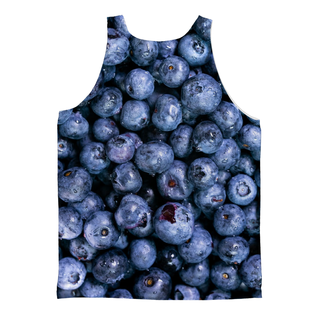 Blueberry Classic Sublimation Adult Tank Top