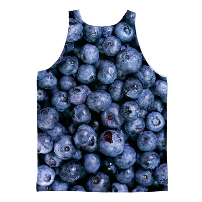 Blueberry Classic Sublimation Adult Tank Top