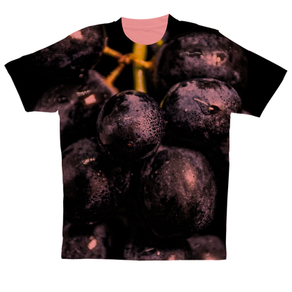 Grapes Sublimation Performance Adult T-Shirt