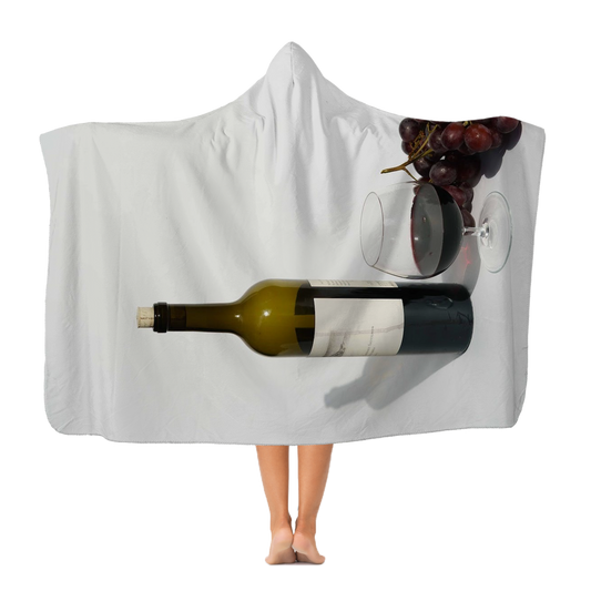 Wine Classic Adult Hooded Blanket