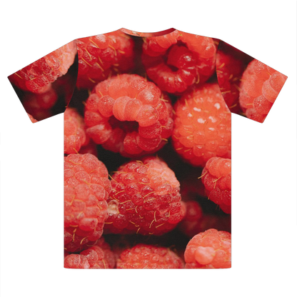 Raspberry Premium Cut and Sew Sublimation Unisex T-Shirt