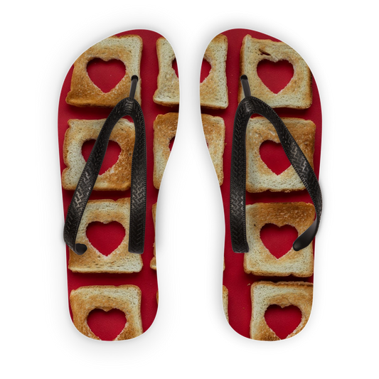 Toast Adult Flip Flops