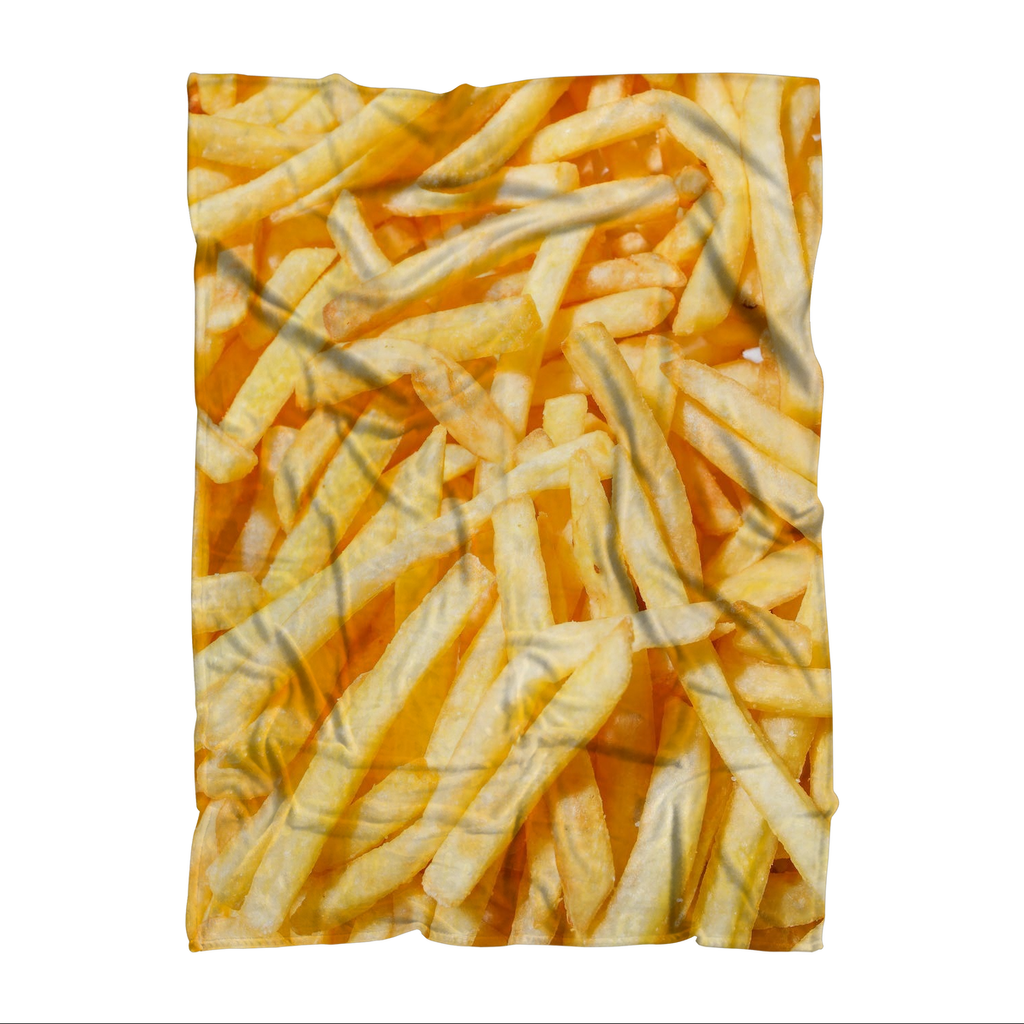 Fries Sublimation Throw Blanket