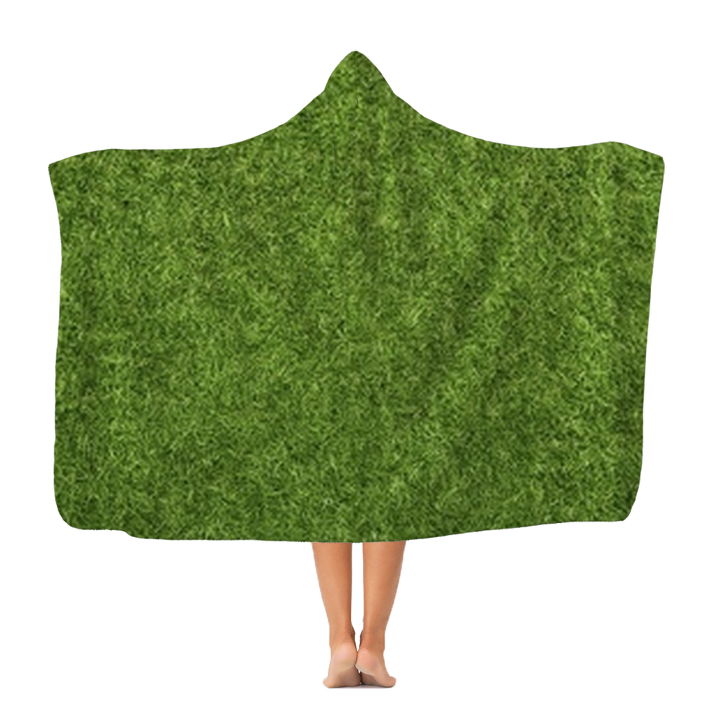 Grass Premium Adult Hooded Blanket