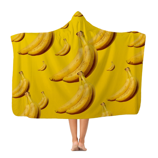 Banana Premium Adult Hooded Blanket