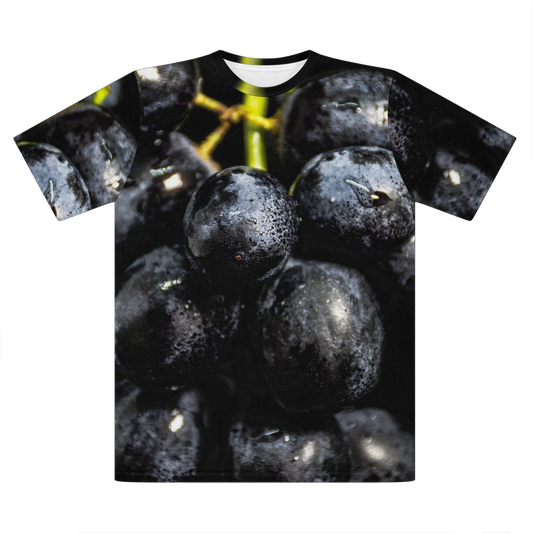 Grapes Premium Cut and Sew Sublimation Unisex T-Shirt