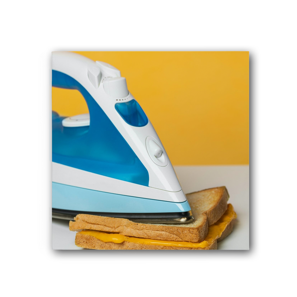 Grilled Cheese Premium Stretched Canvas