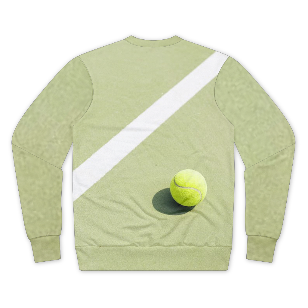 Tennis Premium Cut and Sew Sublimation Unisex Sweatshirt