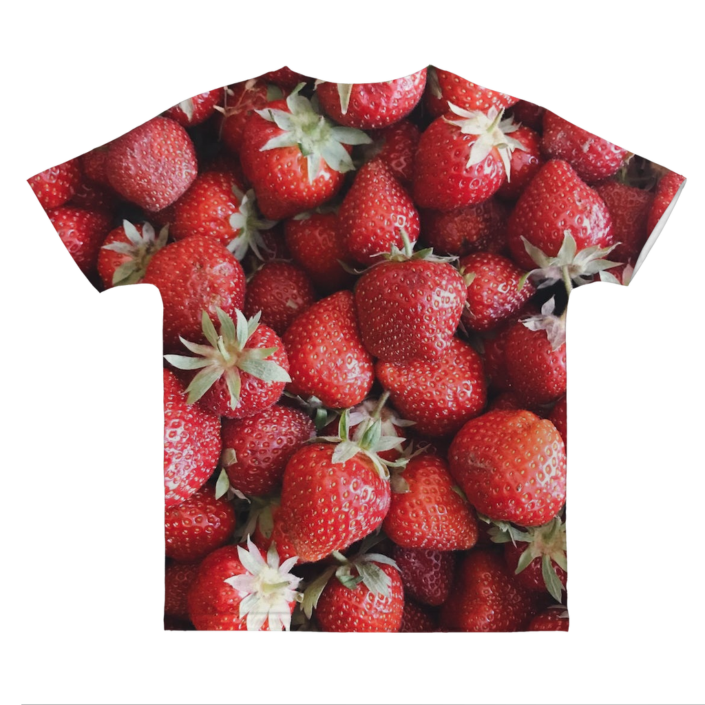 Strawberry Classic Sublimation Adult T-Shirt