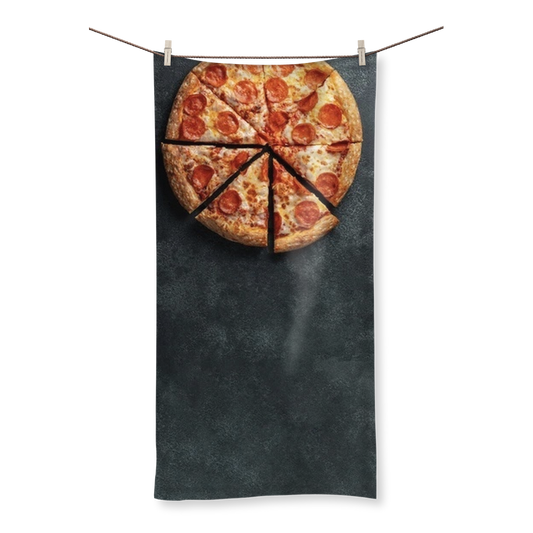 Pizza Sublimation All Over Towel