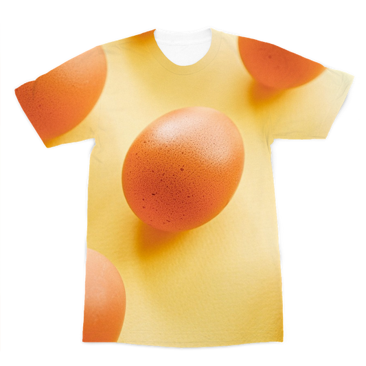 Eggs Premium Sublimation Adult T-Shirt