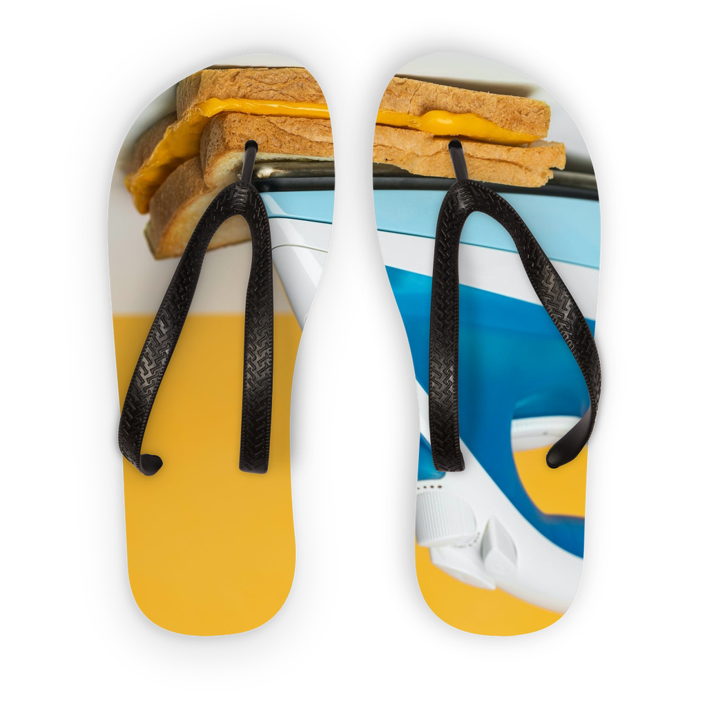 Grilled Cheese Kids Flip Flops