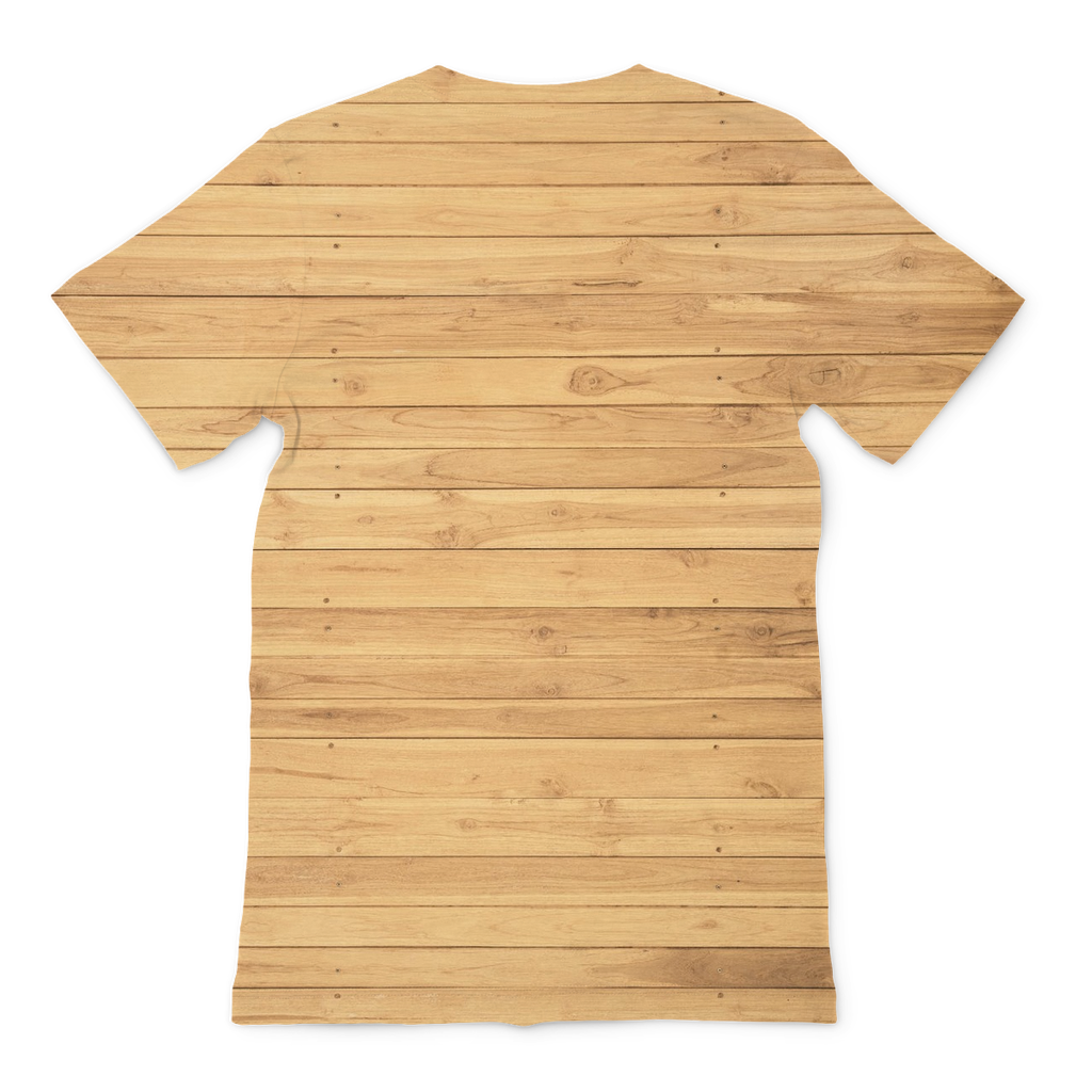 Wood Floor Premium Sublimation Adult T-Shirt