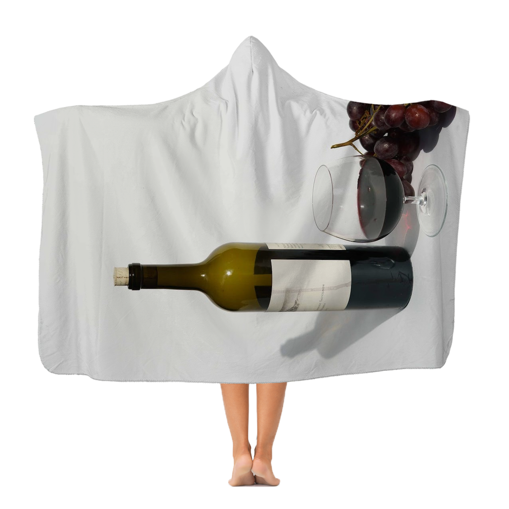 Wine Premium Adult Hooded Blanket