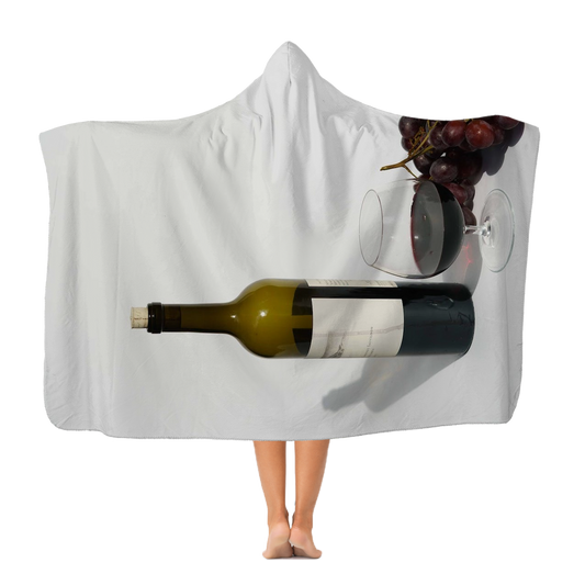 Wine Premium Adult Hooded Blanket