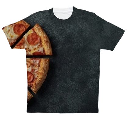 Pizza Sublimation Performance Adult T-Shirt