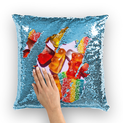 Candy Sequin Cushion Cover