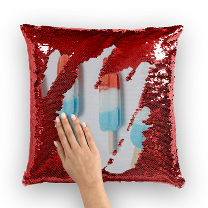 Popsicle Sequin Cushion Cover