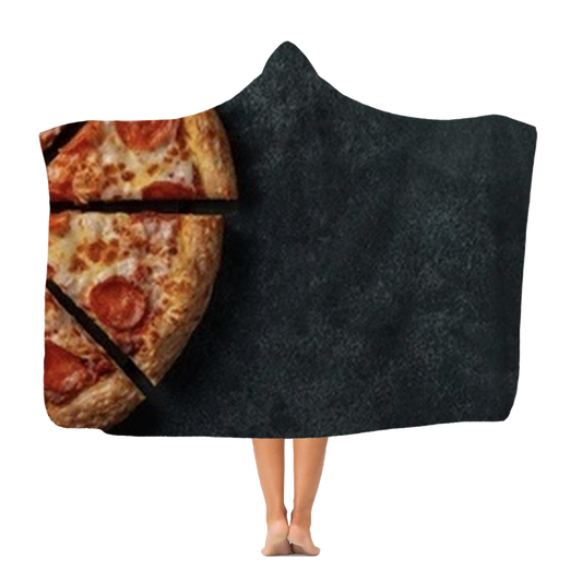 Pizza Classic Adult Hooded Blanket