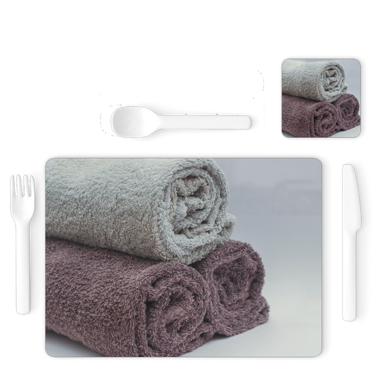 Towels Single Placemat and Coaster Set