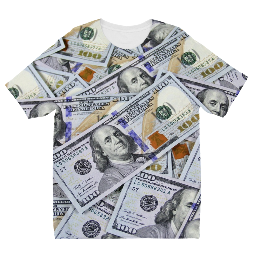 Money Sublimation Kids T-Shirt