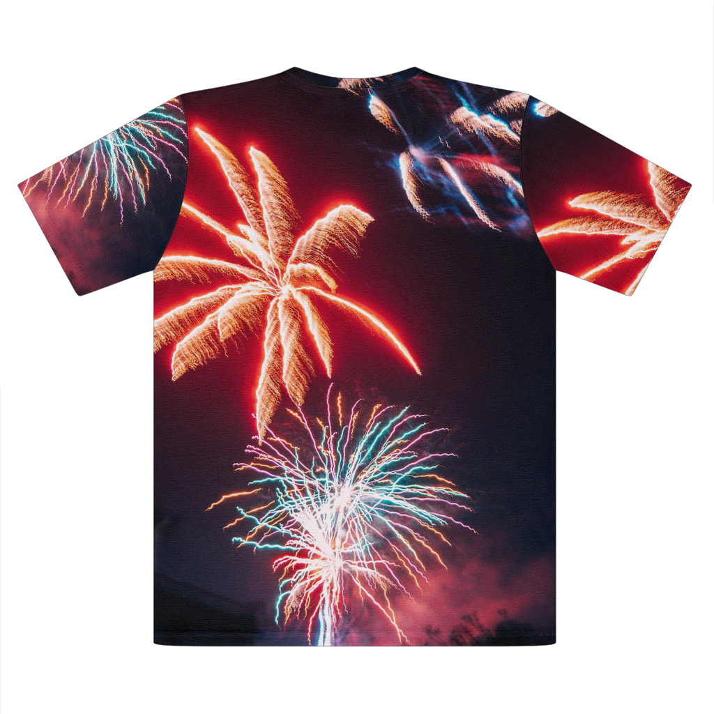 Fireworks Premium Cut and Sew Sublimation Unisex T-Shirt