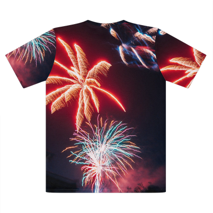 Fireworks Premium Cut and Sew Sublimation Unisex T-Shirt