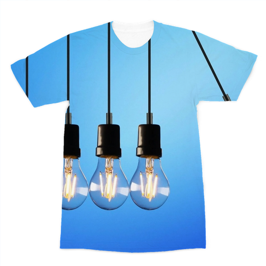 Light Bulbs Premium Sublimation Adult T-Shirt