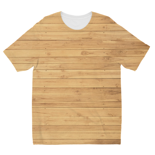 Wood Floor Sublimation Kids T-Shirt