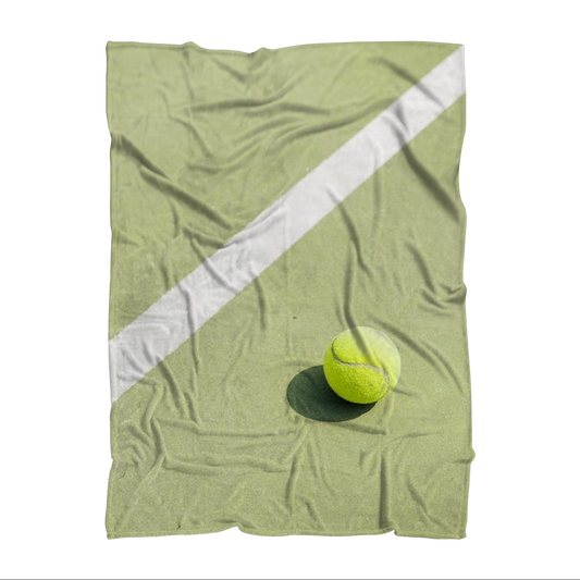 Tennis Sublimation Throw Blanket