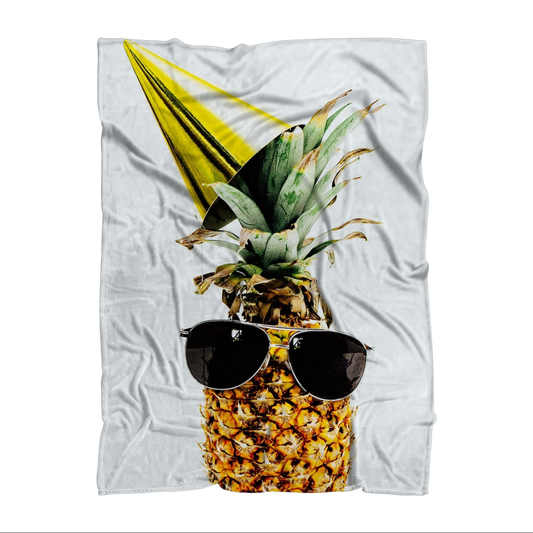 Pineapple Premium Sublimation Adult Blanket